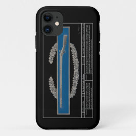 Capa Para iPhone Da Case-Mate Crachá de infantaria de combate técnico