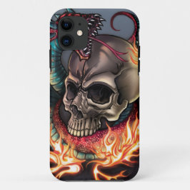 Capa Para iPhone Da Case-Mate Crânio + Cobra