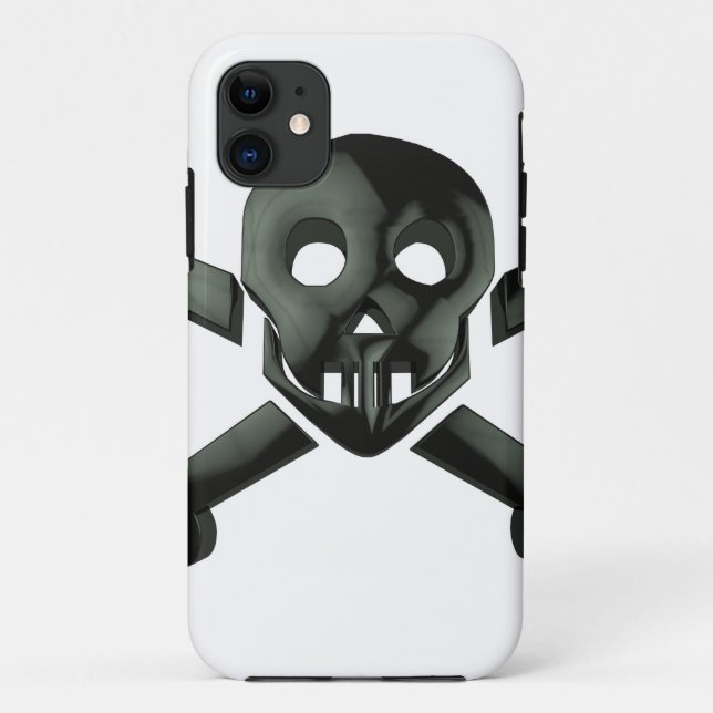 Capa Para iPhone Da Case-Mate crânio cruzado (Verso)