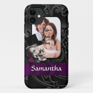 Capa Para iPhone Da Case-Mate Crânio de tatuagem gótica