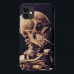 Capa Para iPhone Da Case-Mate Crânio de Van Gogh com cigarro ardente<br><div class="desc">Os trabalhos os mais macabramente de Van Gogh,  crânio com cigarro ardente são provavelmente os mais distintos de suas pinturas do período de Antuérpia.</div>