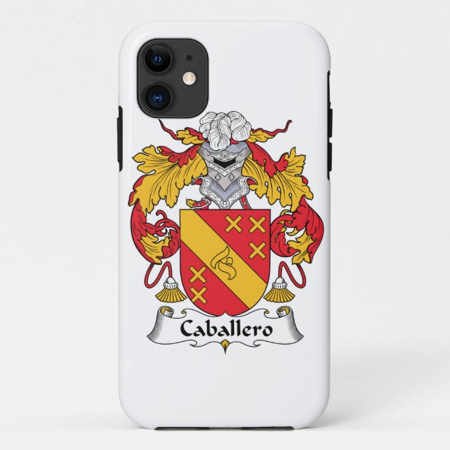 Capa Para iPhone Da Case-Mate Crista da família do Caballero (Verso)