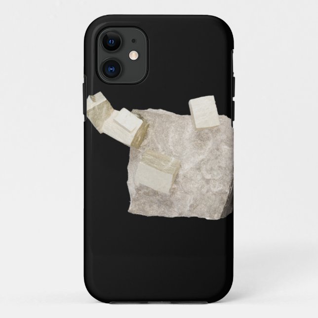 Capa Para iPhone Da Case-Mate Cristais da pirite no xisto (Verso)