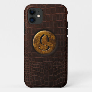Capa Para iPhone Da Case-Mate Crocodilo e Monograma