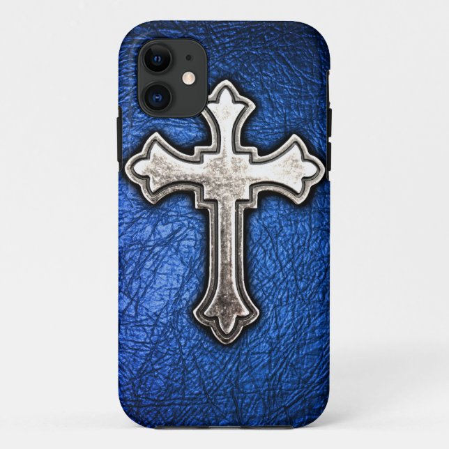 Capa Para iPhone Da Case-Mate Cruz azul (Verso)