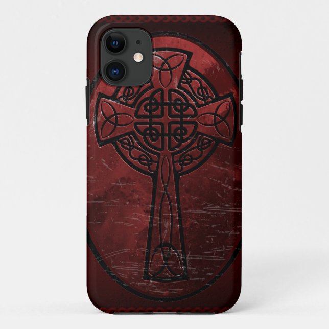 Capa Para iPhone Da Case-Mate Cruz celta vermelha (Verso)