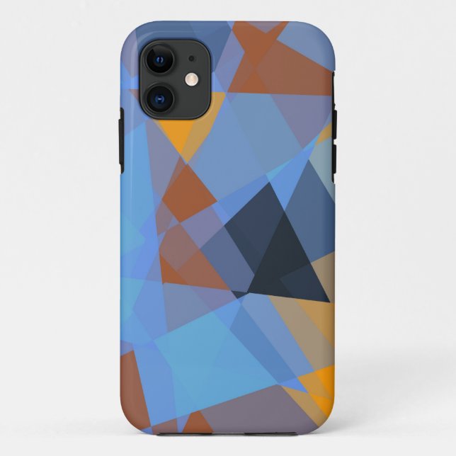 Capa Para iPhone Da Case-Mate Cubismo Abstrato arte | Padrão Geométrico Retroati (Verso)