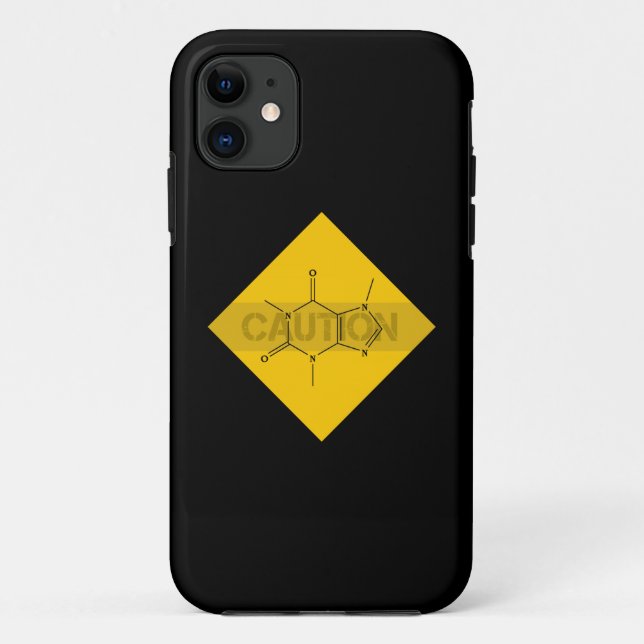 Capa Para iPhone Da Case-Mate Cuidado: cafeína (Verso)