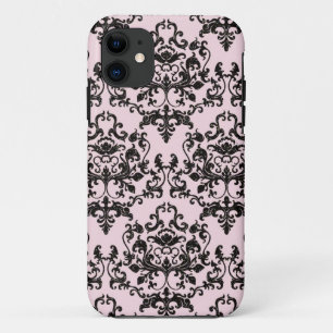 Capa Para iPhone Da Case-Mate Damasco cor-de-rosa e preto