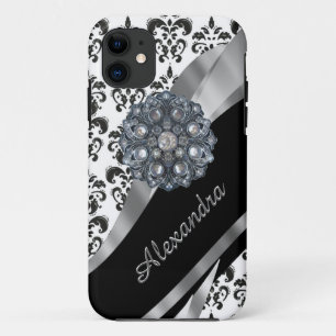 Capa Para iPhone Da Case-Mate Damasco de vintage em chinês personalizado