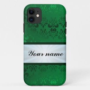 Capa Para iPhone Da Case-Mate Damasco Verde com Faixa de Opções