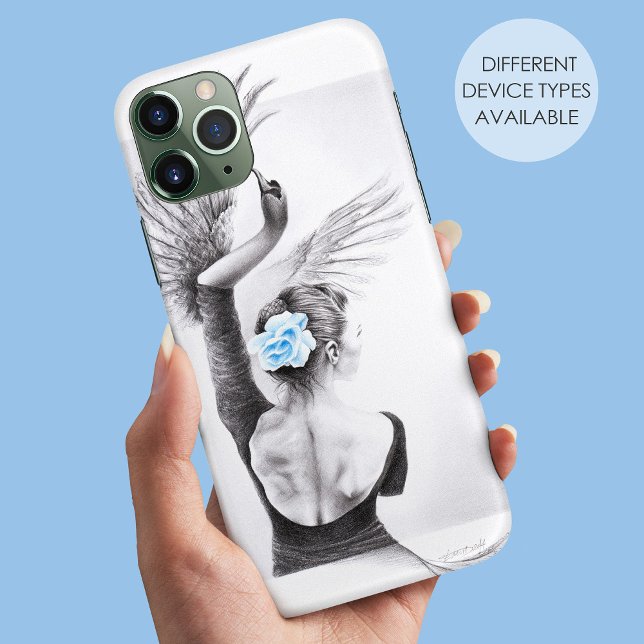 Capa Para iPhone Da Case-Mate Dançarina de Swan Balé Elegante Arte surreal (Criador carregado)