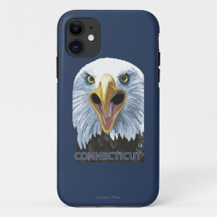Capa Para iPhone Da Case-Mate De ConnecticutEagle fim acima