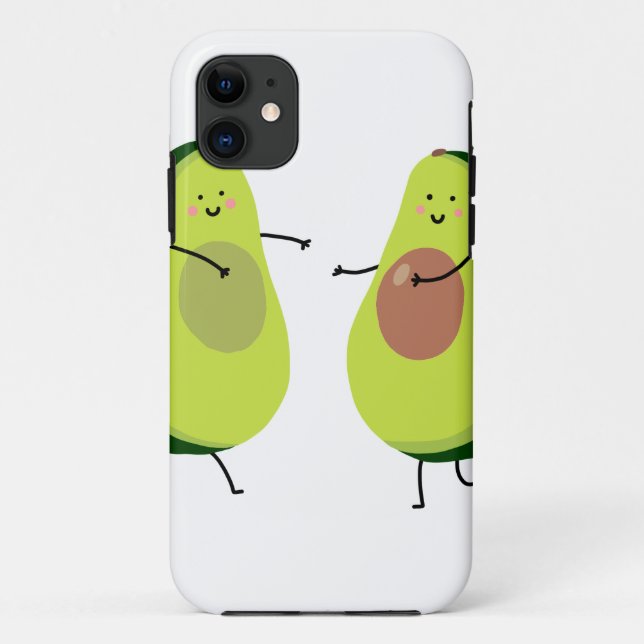 CAPA PARA iPhone DA Case-Mate DEIXE E.U. AVOCUDDLE, DESIGN DO ABACATE (Verso)