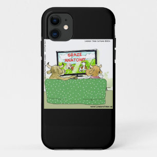 Capa Para iPhone Da Case-Mate Desenho Animado Engraçado de Vacas na TV