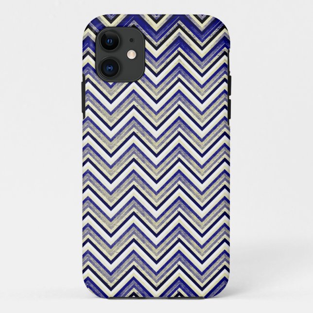 Capa Para iPhone Da Case-Mate desenho de chevron texturizado (Verso)