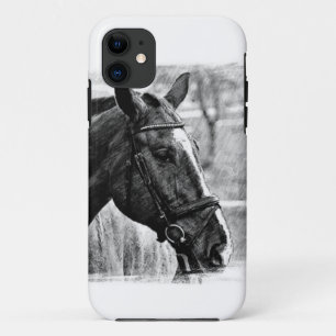 Capa Para iPhone Da Case-Mate Desenho do Cavalo Branco Negro