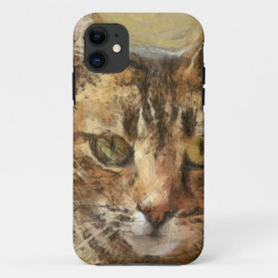 Capa Para iPhone Da Case-Mate Desenho do Lápis do Tabby Cat