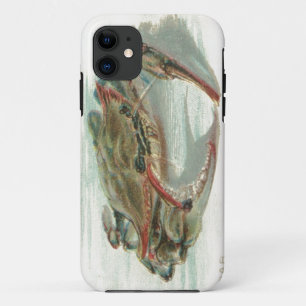 Capa Para iPhone Da Case-Mate Desenho formal do caranguejo náutico do vintage d
