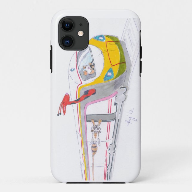 Capa Para iPhone Da Case-Mate desenhos animados do trem de alta velocidade & (Verso)