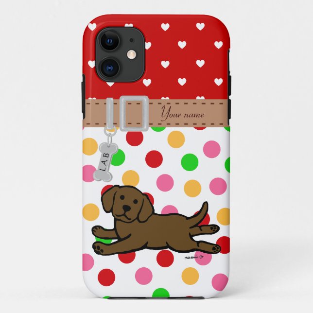 Capa Para iPhone Da Case-Mate Desenhos animados personalizados do filhote de (Verso)