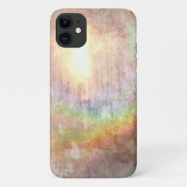 Capa Para iPhone Da Case-Mate Design abstrato do Rainbow Beige