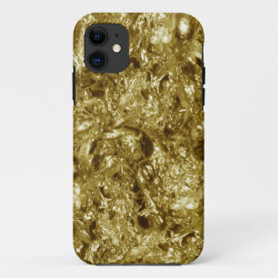 Capa Para iPhone Da Case-Mate design de padrão metálico - ouro