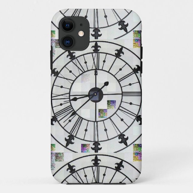 Capa Para iPhone Da Case-Mate Design de relógio (Verso)