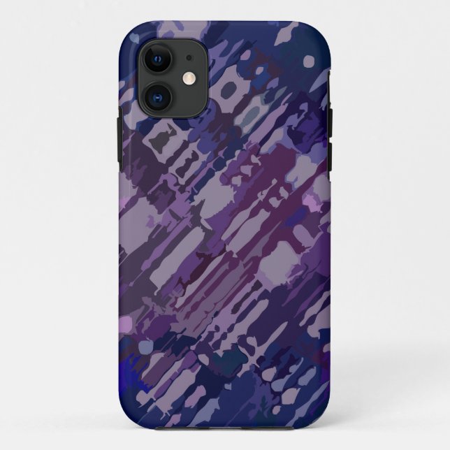 Capa Para iPhone Da Case-Mate Design de Splatter - magenta azul (Verso)