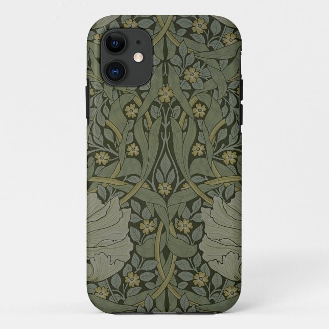 Capa Para iPhone Da Case-Mate Design do papel de parede do "Pimpernel", 1876 (Verso)