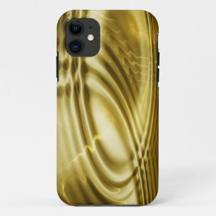 Capa Para iPhone Da Case-Mate design do teste padrão do metal - ondas do ouro