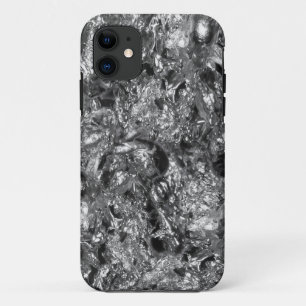 Capa Para iPhone Da Case-Mate design do teste padrão do metal - prata