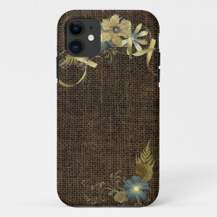 Capa Para iPhone Da Case-Mate Design do vintage no linho