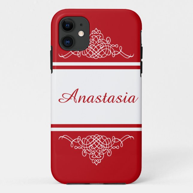 Capa Para iPhone Da Case-Mate Design floral elegante (Verso)