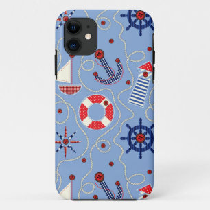 Capa Para iPhone Da Case-Mate Design náutico dos retalhos