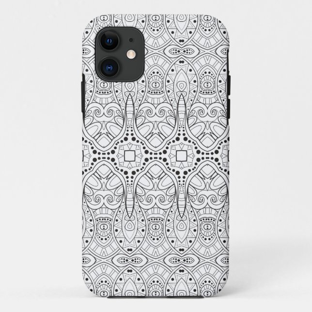 Capa Para iPhone Da Case-Mate Design tribal de Zendoodle (Verso)