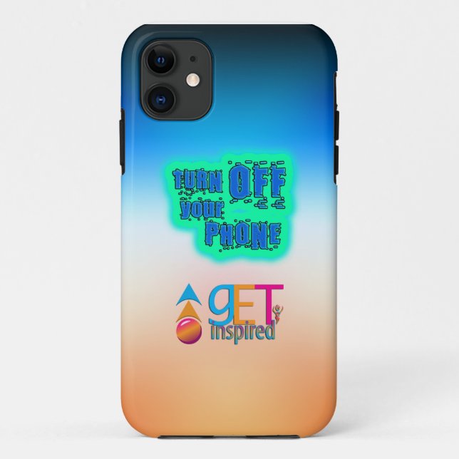 Capa Para iPhone Da Case-Mate Desligue o telefone (Verso)