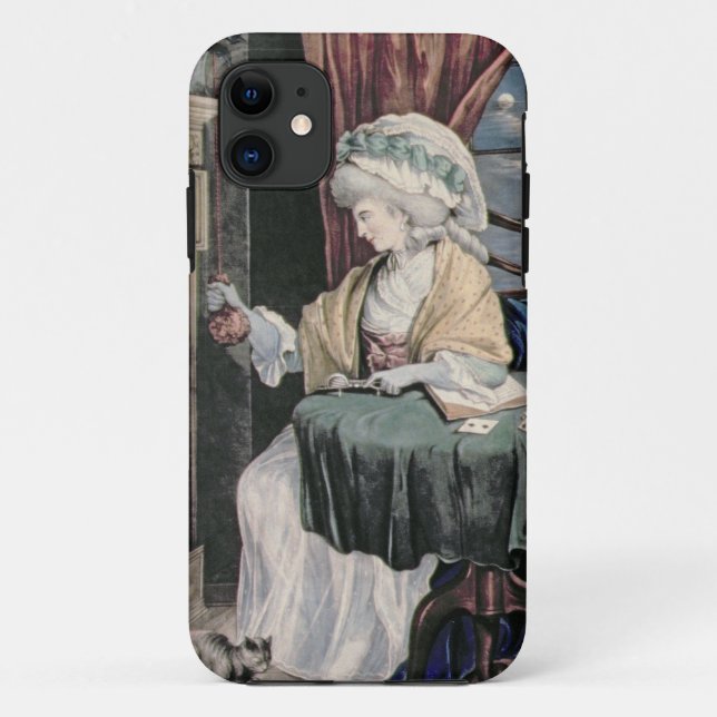 Capa Para iPhone Da Case-Mate Dezembro, c.1790 (w/c no papel) (Verso)
