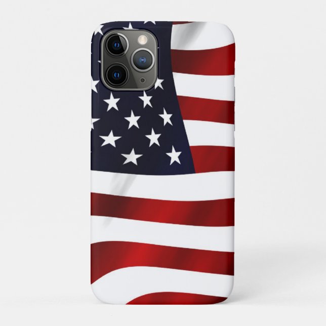 Capa Para iPhone Da Case-Mate Dia da Independência Patriótica da Bandeira Americ (Verso)