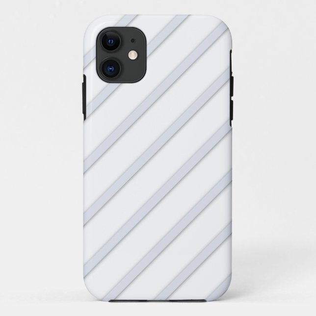 Capa Para iPhone Da Case-Mate Diagonal com Sombreado Branco (Verso)