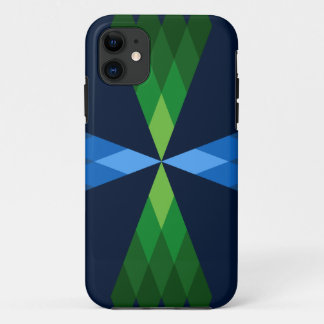 Capa Para iPhone Da Case-Mate Diamantes verdes e azuis