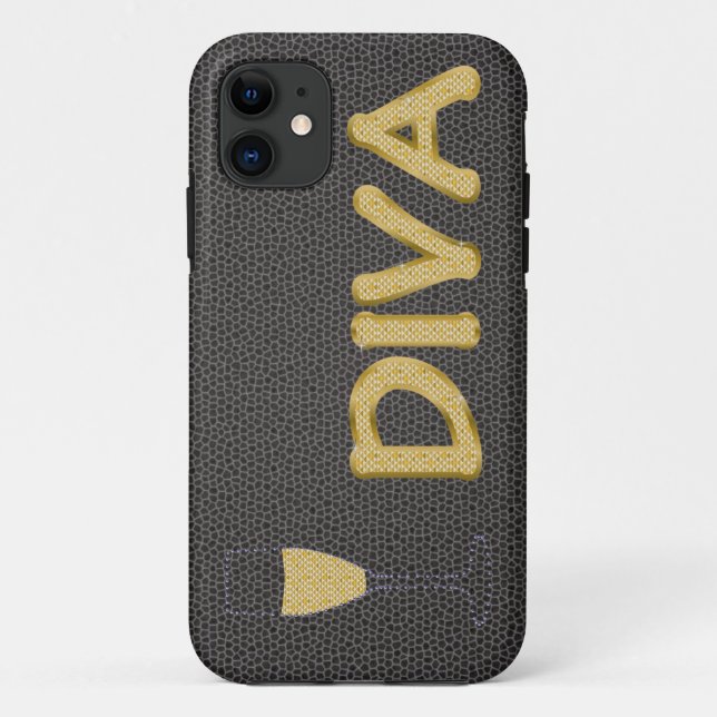 Capa Para iPhone Da Case-Mate DIVA e champanhe dourados "mal lá" caso (Verso)