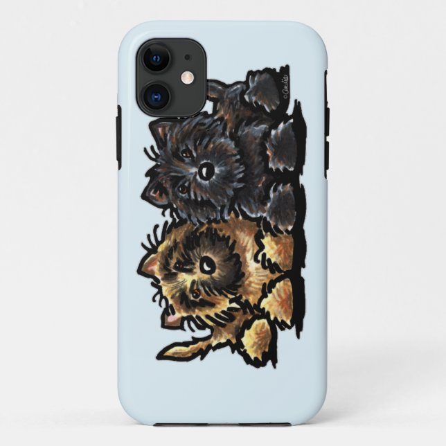 Capa Para iPhone Da Case-Mate Dois Terriers do Cairn (Verso)