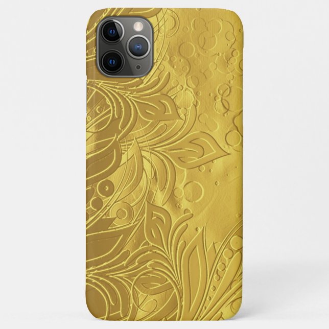 Capa Para iPhone Da Case-Mate Dourado Sofisticado & Elegante Design Embutido (Verso)