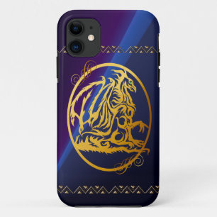 Capa Para iPhone Da Case-Mate Dragão Dourado iPhone circundado 5 casos