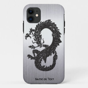Capa Para iPhone Da Case-Mate Dragão Oriental Negro