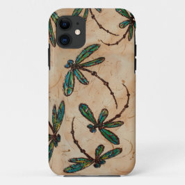 Capa Para iPhone Da Case-Mate Dragonflies Rustic Cream