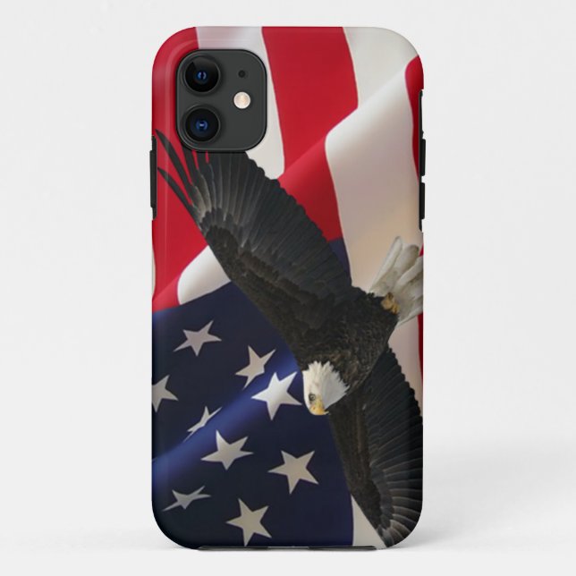 Capa Para iPhone Da Case-Mate Eagle e bandeira 2 (Verso)