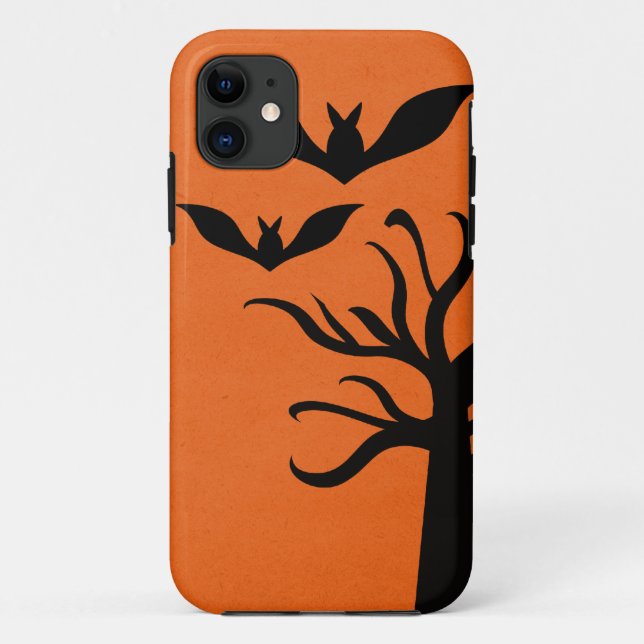 Capa Para iPhone Da Case-Mate Eerie Bats iPhone 5 BT Case, Orange (Verso)