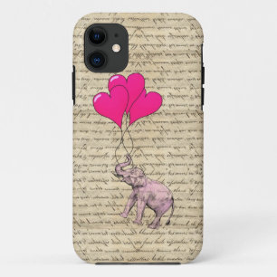Capa Para iPhone Da Case-Mate Elefante e balões cor-de-rosa